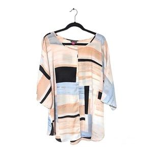 Vince Camuto Abstract Blouse